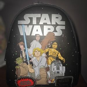Loungefly Star Wars Black Backpack GLOW